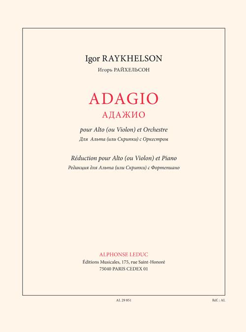 Adagio Vla (Or Vln)/Pno