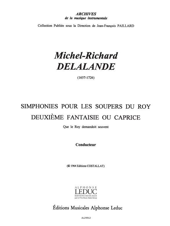 Michel Richard Delalande: Caprice No.2 (Orchestra)
