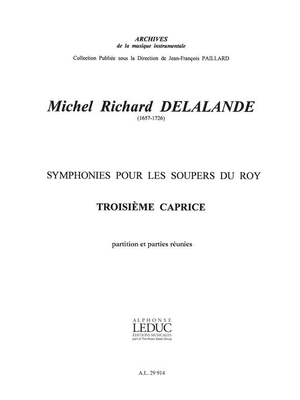 Michel Richard Delalande: Caprice No.3 (Orchestra)