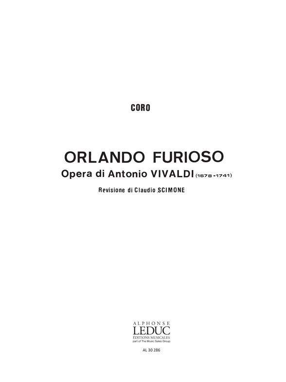 Antonio Lucio Vivaldi: Orlando Furioso RV728 (Opera)