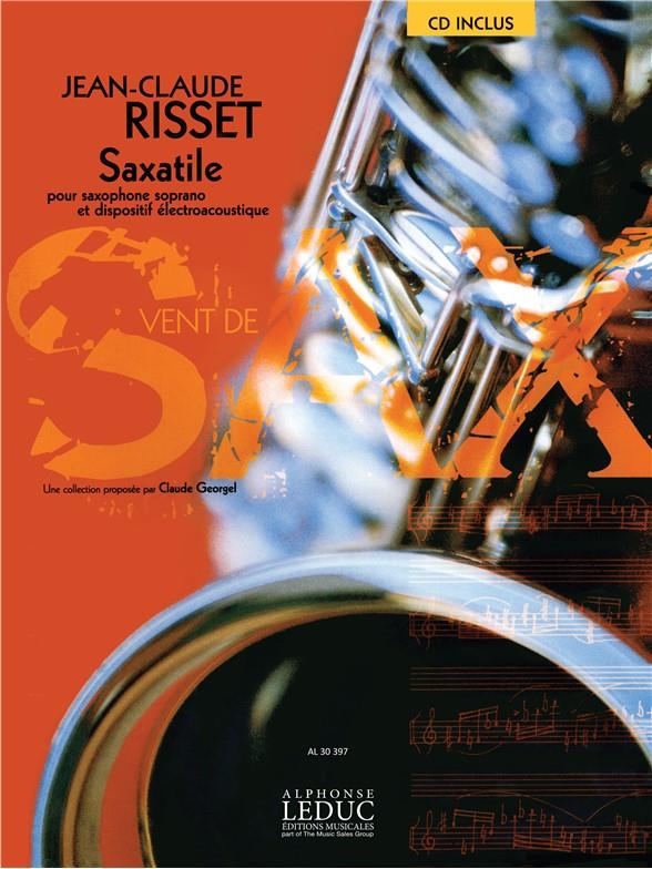 Risset Saxatile (Georgel) Soprano Saxophone Book/Cd