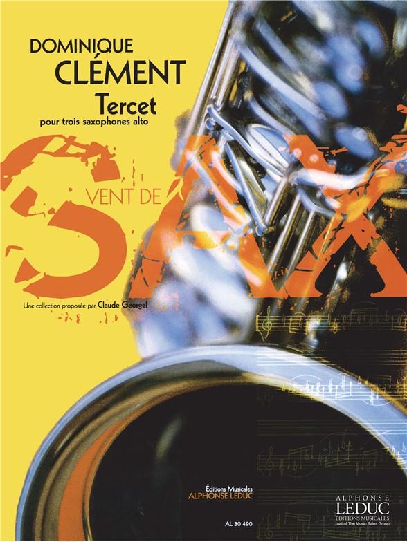 Clement Dominique Tercet Alto Saxophone Trio Score/Parts