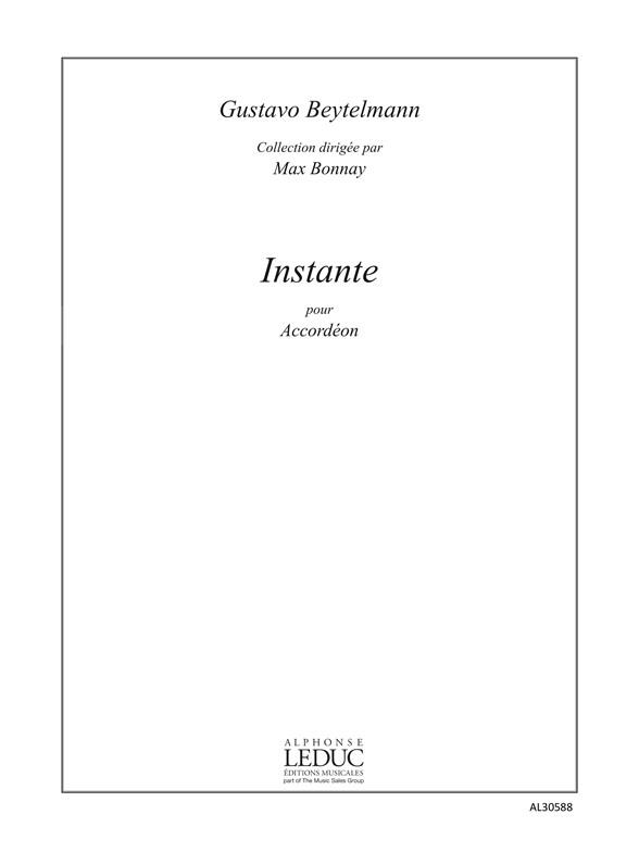 Beythelmann Gustavo Instante (Bonnay) Accordion Book