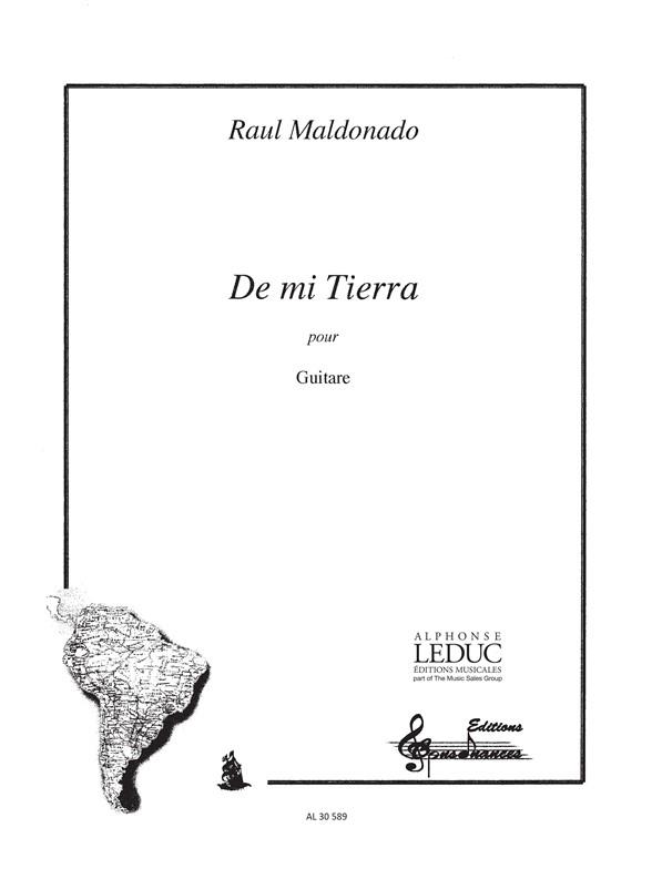Maldonado Raul De Mi Tierra Dos Bailecitos Guitar Book