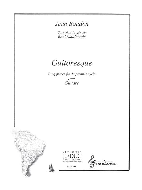 Boudon Jean Guitaresque 5 Pieces Guitar Book