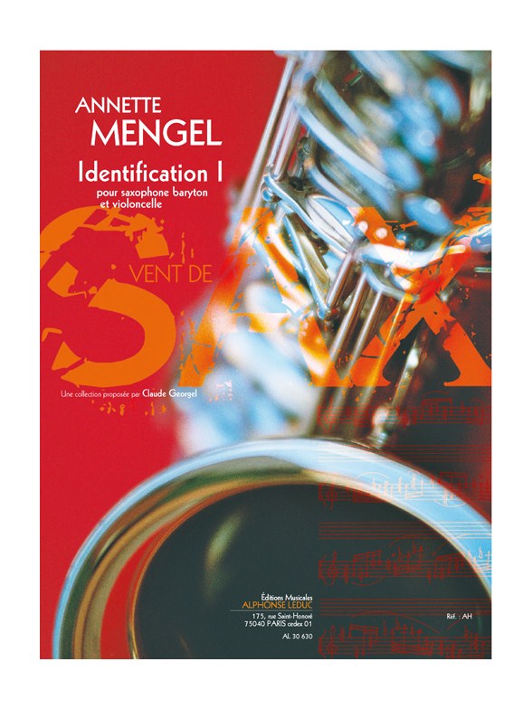 Mengel: Identification I (11') (9e) (collection vent de sax) pour saxophone baryton et violoncelle