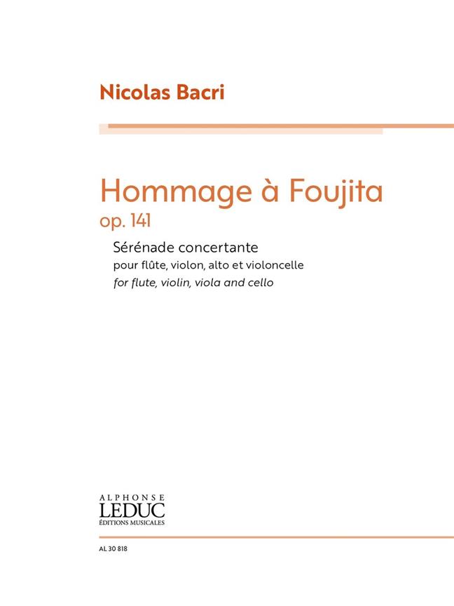 Hommage à Foujita : for flute, violin, viola and cello