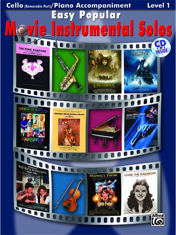 Easy Popular Movie Instrumental Solos - Cello And Piano Accompaniment