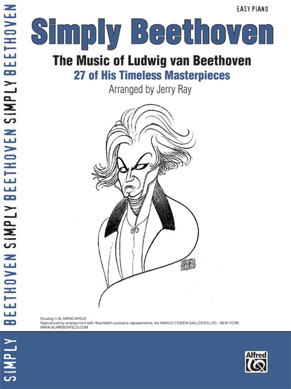 BEETHOVEN SIMPLY BEETHOVEN (RAY JERRY) EASY PIANO BOOK