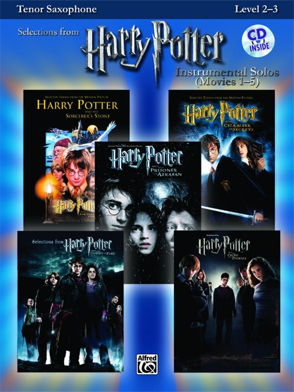 Harry Potter - Instrumental Solos (Movies 1-5) - Tenor Saxophone