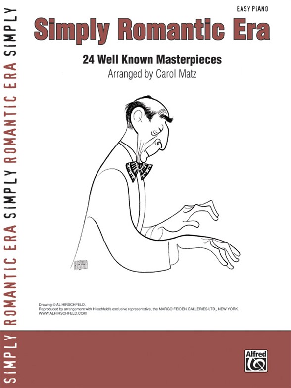 SIMPLY ROMANTIC ERA (MATZ CAROL) EASY PIANO BOOK