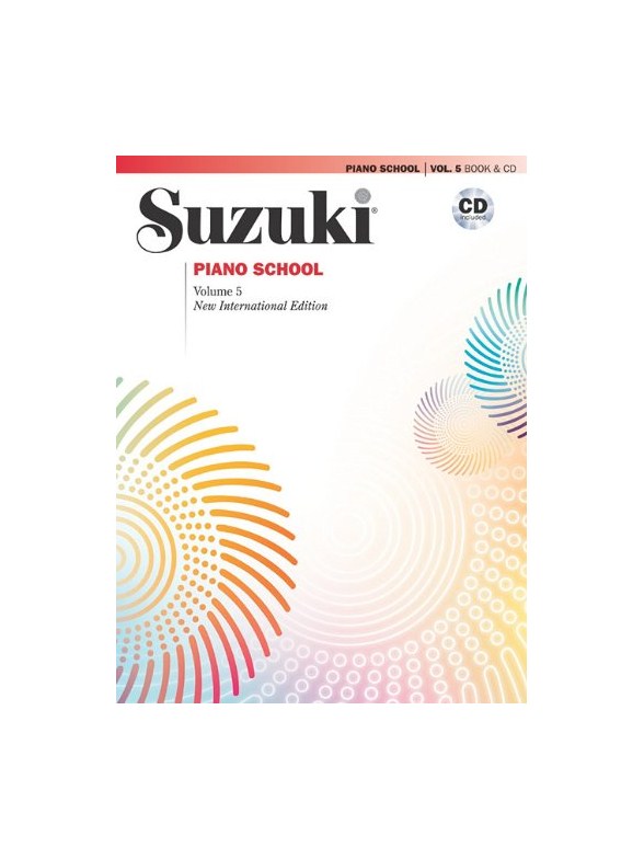 AZUMA SUZUKI PIANO SCHOOL VOLUME 5 NEW INTERNATIONAL EDITION BOOK/CD