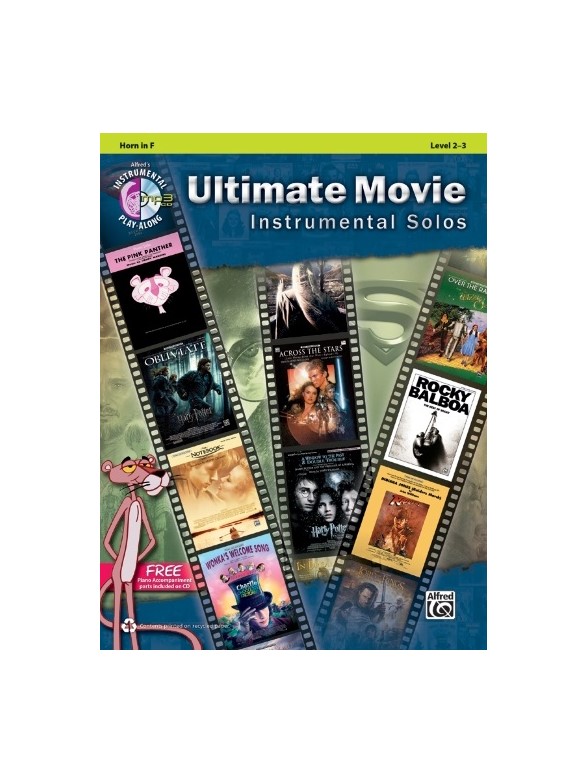 ULTIMATE MOVIE INSTRUMENTAL SOLOS FRENCH HORN IN F BOOK/CD