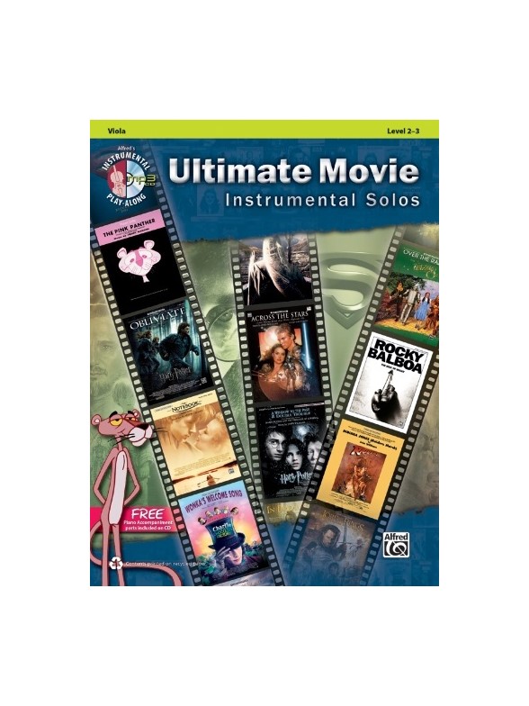 ULTIMATE MOVIE INSTRUMENTAL SOLOS FOR STRINGS VIOLA BOOK/CD