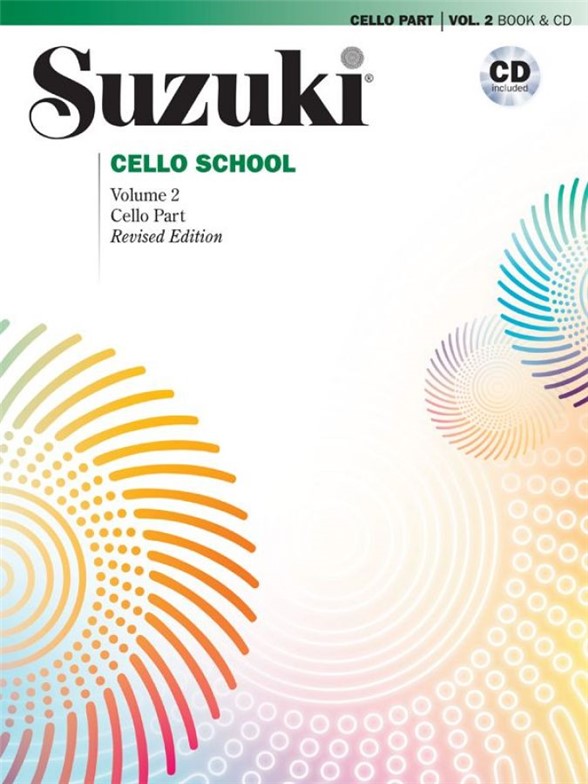 Suzuki Cello School Volume 2 2014 Revised Edition Cello Book/Cd