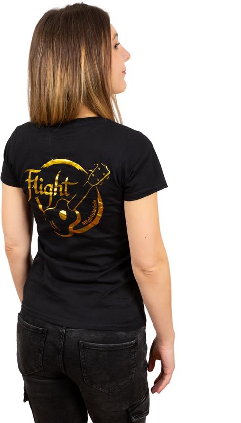 Golden Logo T-Shirt - Female (Medium) : Cotton