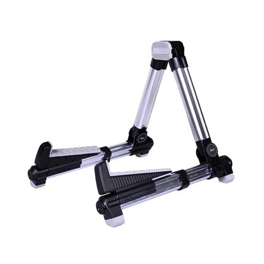Transportabel Ukulele Stand/stativ - Silver : letvægts aluminium