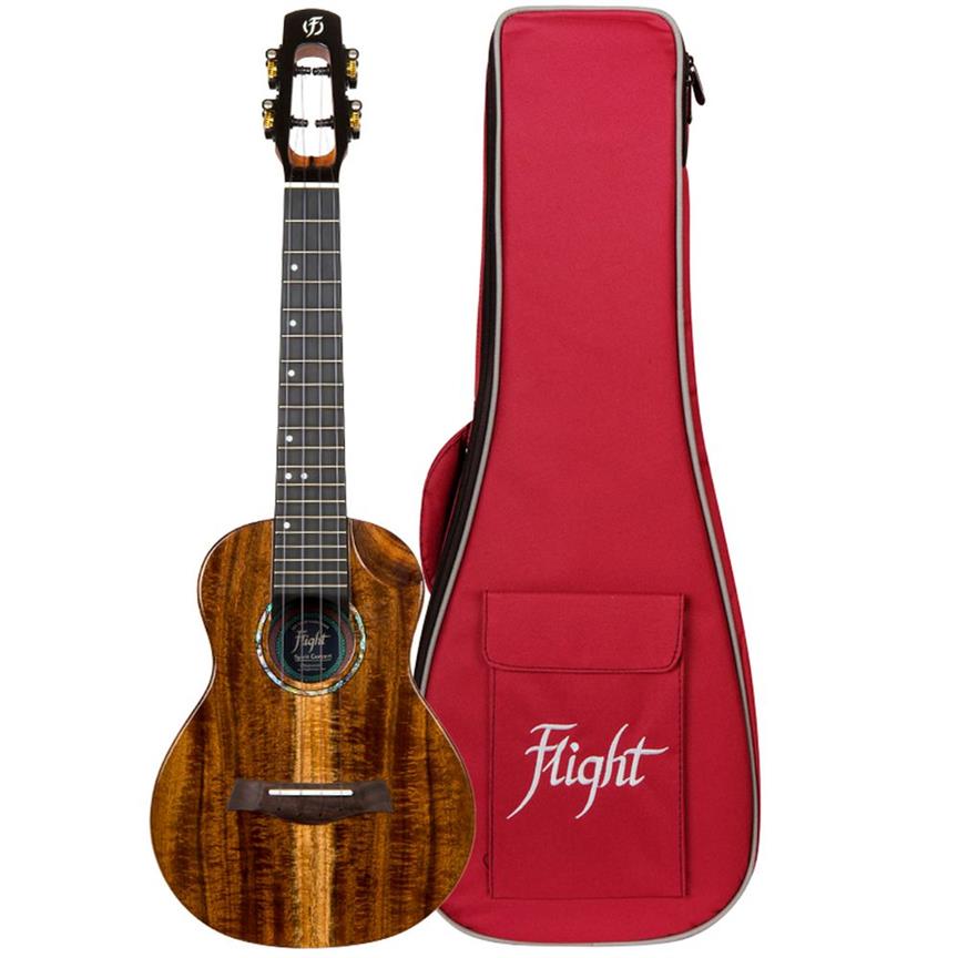 Flight: Spirit All Solid Concert Ukulele : Includes Deluxe Gig Bag