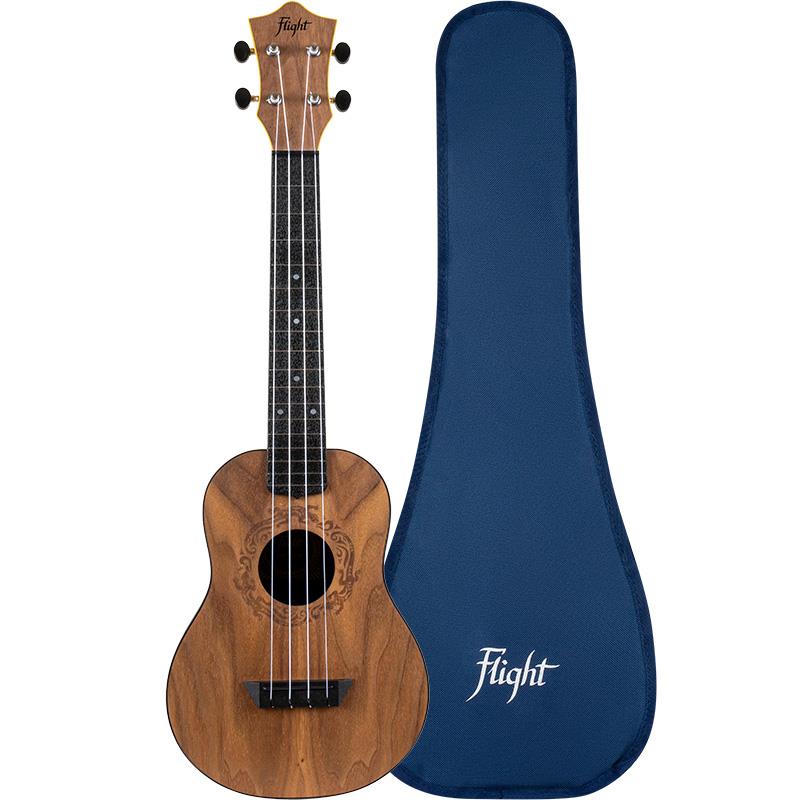TUC50 Travel Konert Ukulele - Walnut