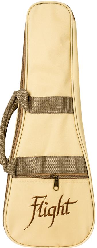 Flight: Soprano Ukulele Gig Bag - Tan : 3mm Padded