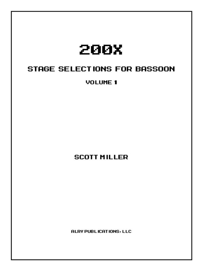 200X: Stage Selections for Bassoon Vol. 1 : Volume 1