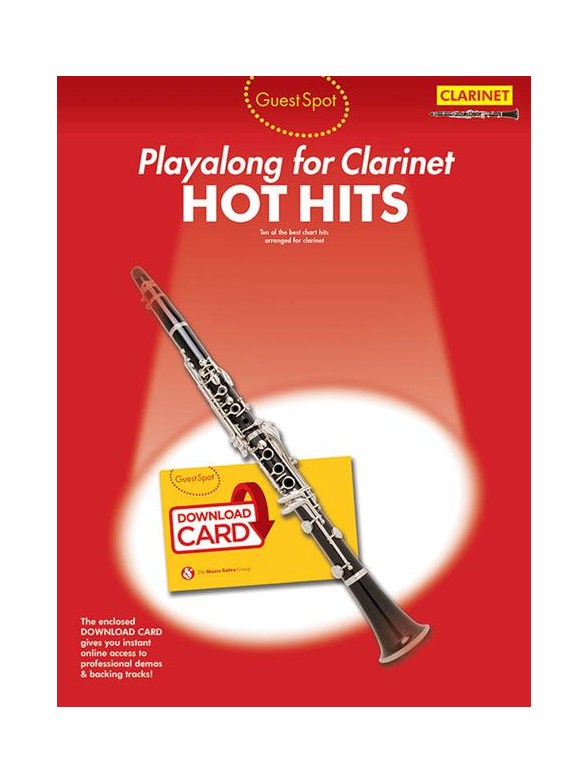 Guest Spot: Hot Hits - Clarinet (Book/Download Card)