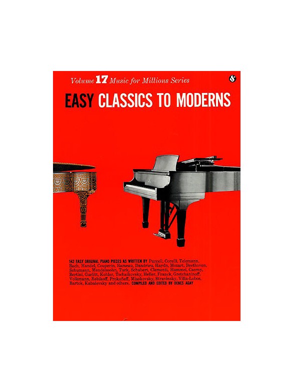 Easy Classics To Moderns Piano