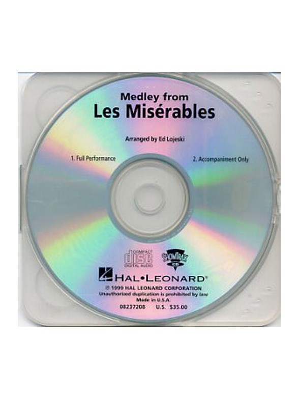 Medley From Les Miserables - Showtrax CD