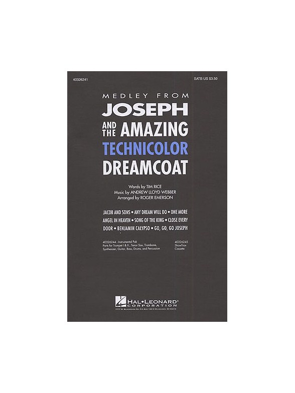 Andrew Lloyd Webber: Joseph And The Amazing Technicolor Dreamcoat Medley (SATB)