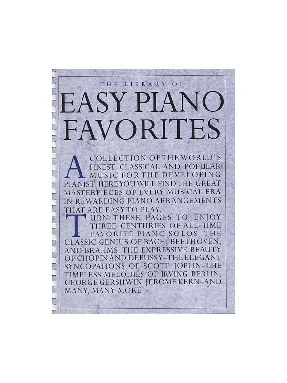 The Library Of Easy Piano Favorites