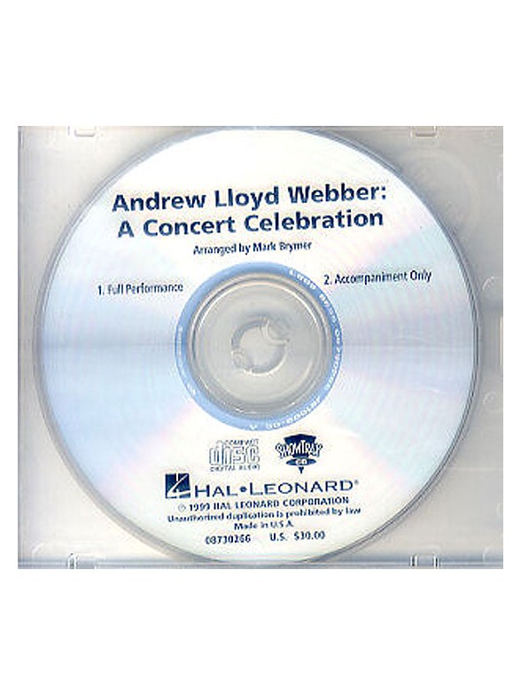 Andrew Lloyd Webber: A Concert Celebration (Showtrax CD)