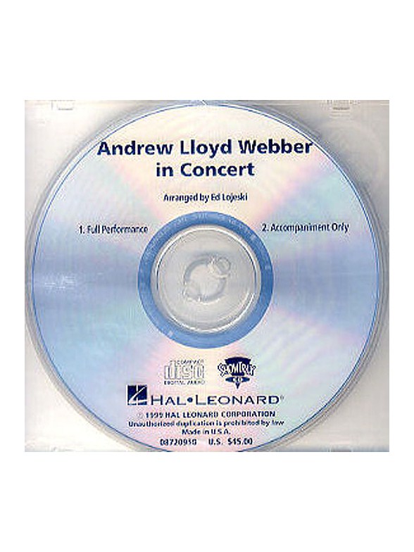 Andrew Lloyd Webber In Concert Show Trax CD