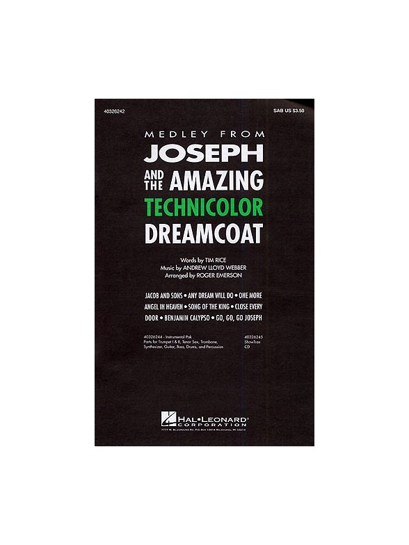 Andrew Lloyd Webber: Joseph And The Amazing Technicolor Dreamcoat Medley (SAB)
