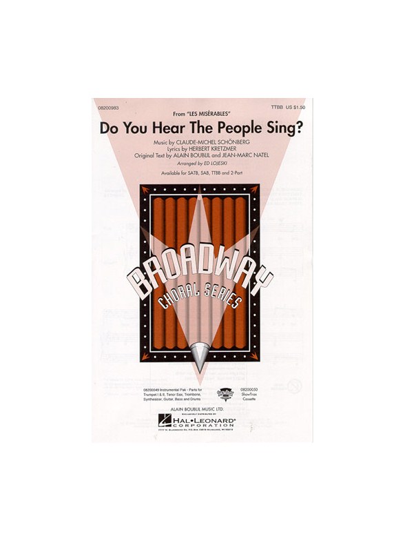 Alain Boublil/Claude-Michel Schonberg: Do You Hear The People Sing? (Les Miserables) (TTBB)