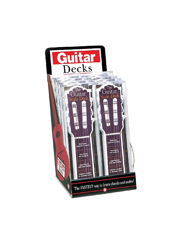 Guitar Scale Deck Counterpack (10)
