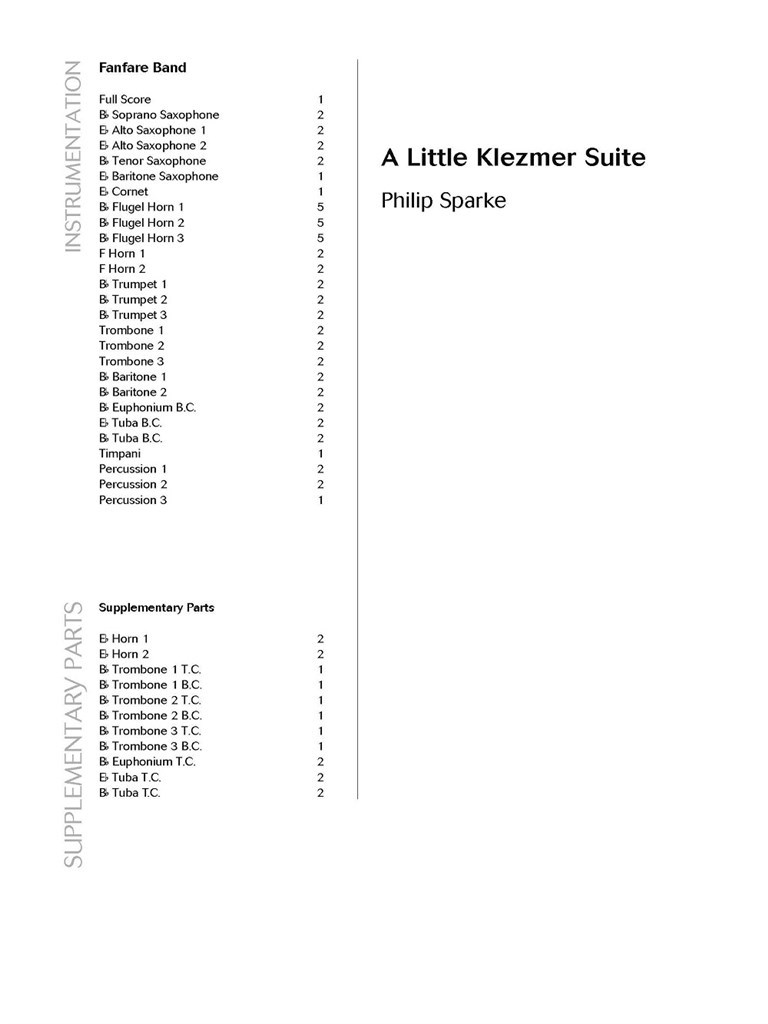 A Little Klezmer Suite