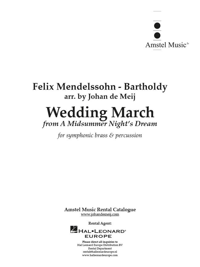 Wedding March : from a Midsummer Night's Dream