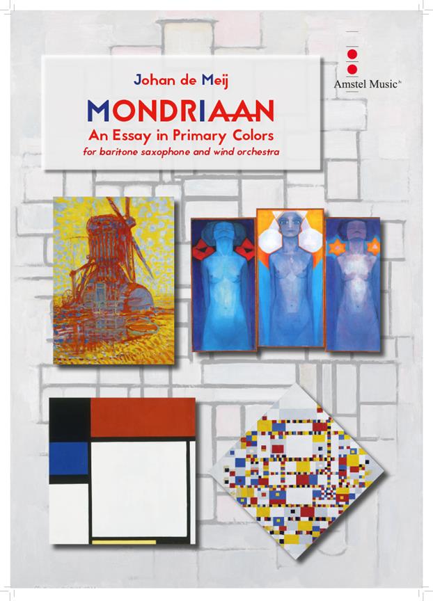 Mondriaan (An Essay in Primary Colors) : Baritone Sax and Wind Orchestra