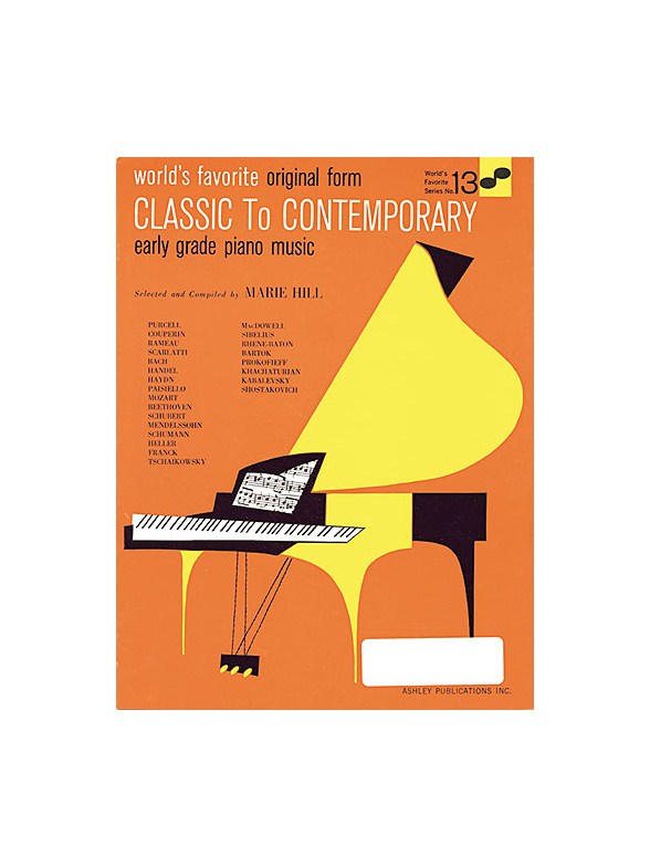 Classic To Contemporary Early Grade Piano Music: (WFS 13)