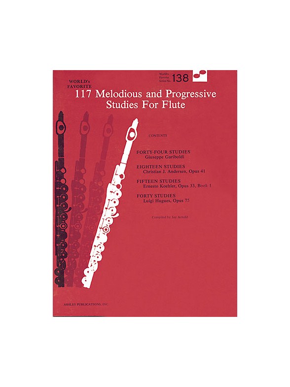 117 Melodious And Progressive Studies For Flute: (WFS 138)