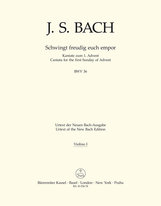Cantata BWV 36 Schwingt Freudig Euch Empor