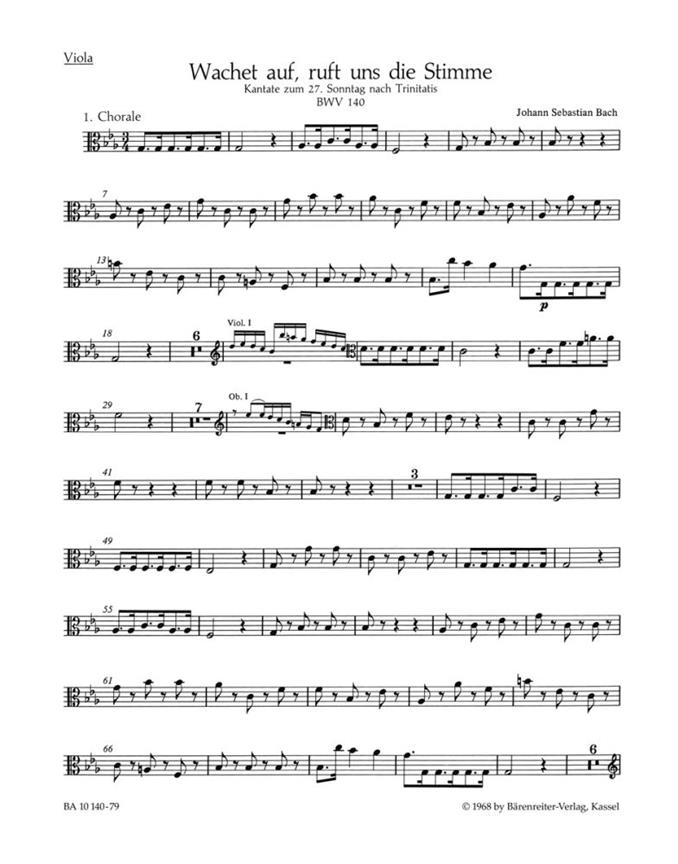 Wake ye maids! hark, strikes the hour - Bach, Johann Sebastian