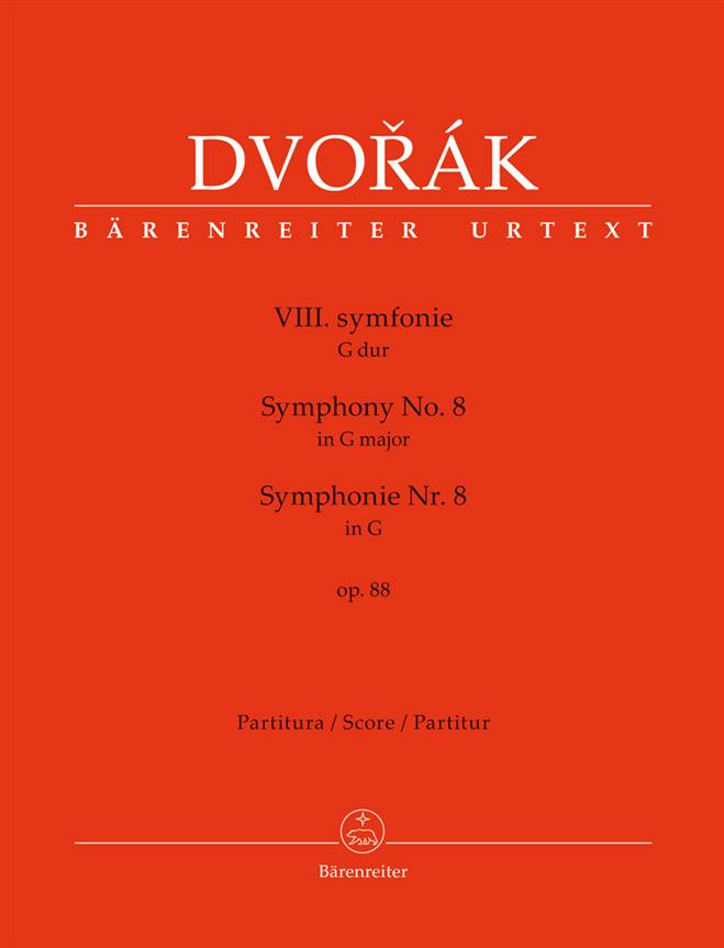 Symphony No.8 In G Op.88 (Full Score) : In G Major