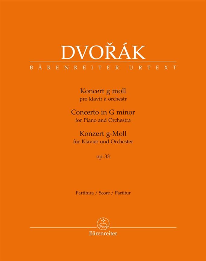 Piano Concerto In G Minor Op.33 (Full Score) : g-moll Op. 33 B. 63