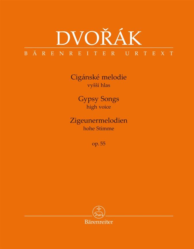 Gypsy Songs Op.55 (High Voice & Piano) : Op. 55