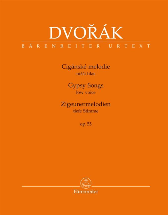 Gypsy Songs Op.55 (Low Voice & Piano) : Op. 55