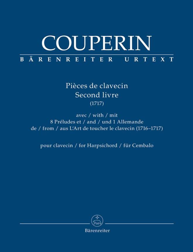 Pieces De Clavin : Second Livre Für Cembalo