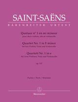 String Quartet no. 1 E minor op. 112 : Studyscore - BATP779