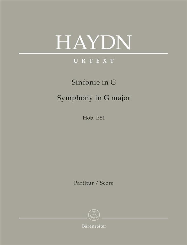 Symphony No.81 In G Major Hob.I : Hob I:81