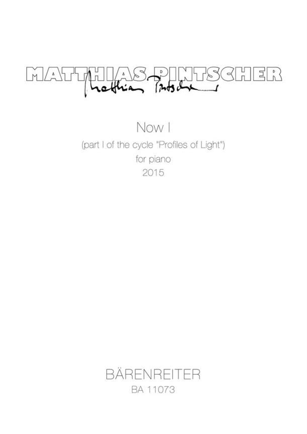 Now I : part I of the cycle Profiles of Light